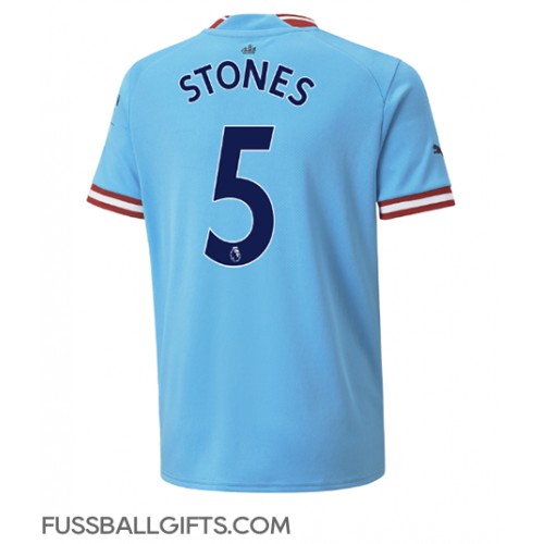 Manchester City John Stones #5 Fußballbekleidung Heimtrikot 2022-23 Kurzarm